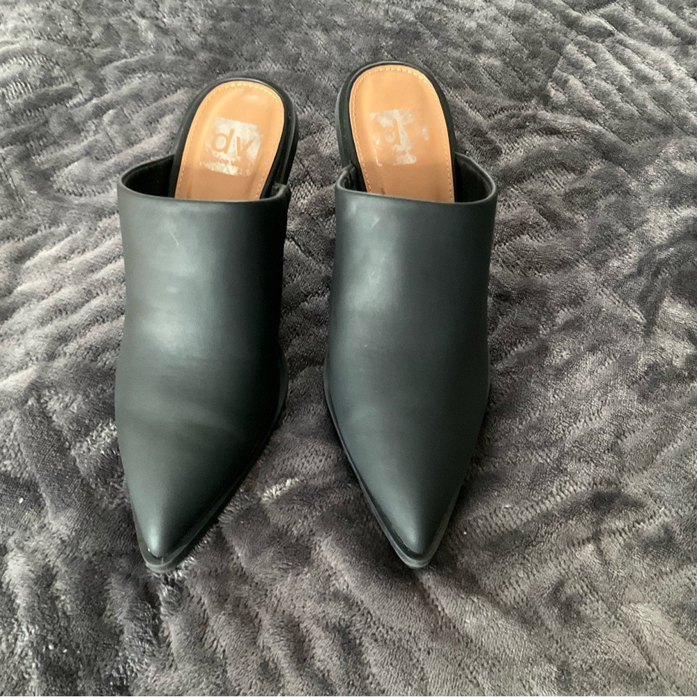 Dolce Vita | Women’s Black Heeled Mules Heels Shoes Size 7